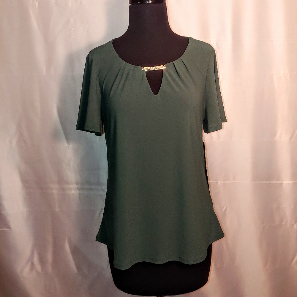 NWT Nordstrom Green Blouse